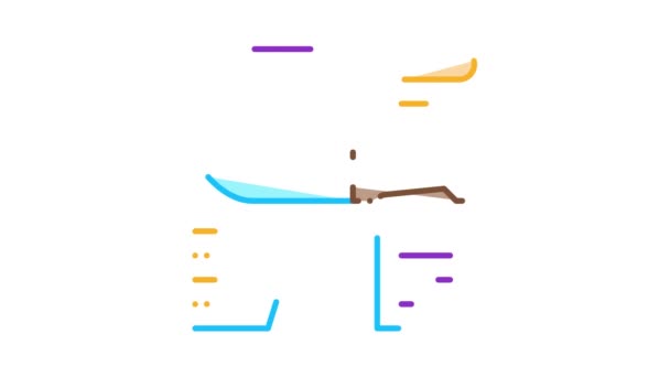 Knife Description Icon Animation - Footage, Video