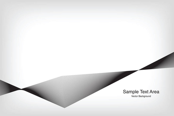 Αφηρημένη γραμμή, σε λευκό φόντο με δείγμα περιοχής κειμένου - Διάνυσμα, εικόνα