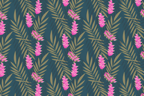Flower pattern -flower modern vector clean simple editable pattern colorful abstract - Fotó, kép