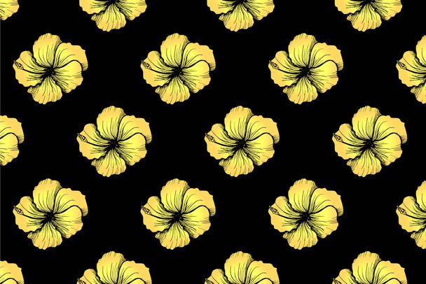 Padrões de vetor sem costura designer flor abstrato moderno vetor limpo padrão editável simples - Foto, Imagem