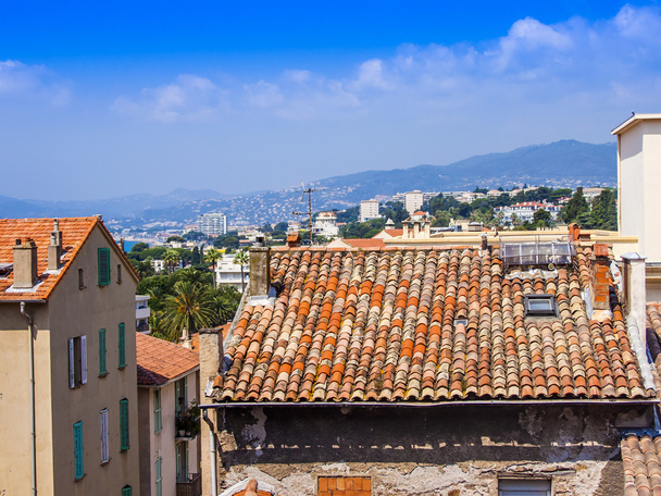 Cannes, France, July 1, 2011. Typical urban view from a high point in the summer - Фото, зображення