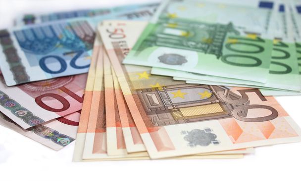お金ユーロ紙幣 - 写真・画像