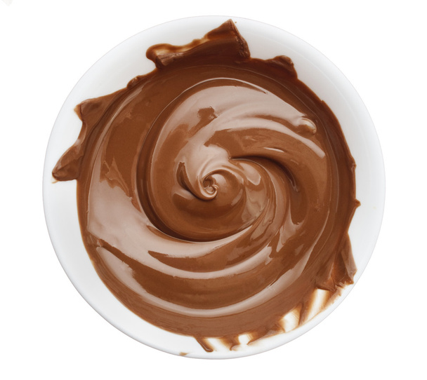 Cuenco de crema de chocolate
 - Foto, imagen