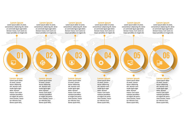 διάνυσμα αφηρημένα 3d χαρτί infographic στοιχεία.Business infographics - Διάνυσμα, εικόνα