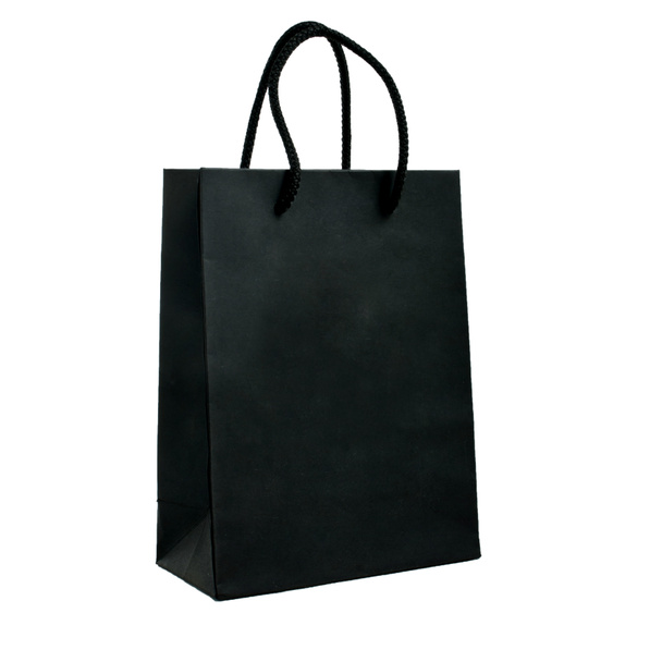 sac en papier noir
 - Photo, image