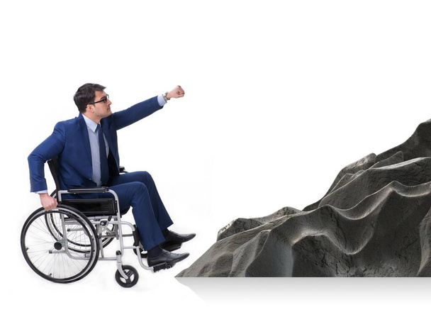 Barrierefreies Konzept mit Rollstuhl für Behinderte - Foto, Bild