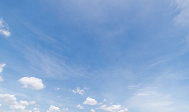clear blue sky background,clouds with background. - Zdjęcie, obraz