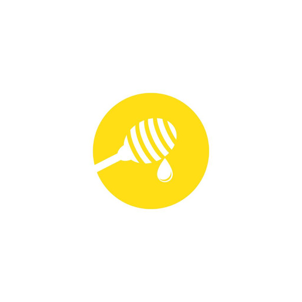Ilustracja logo plastra miodu wektor projektu eps 10 - Wektor, obraz