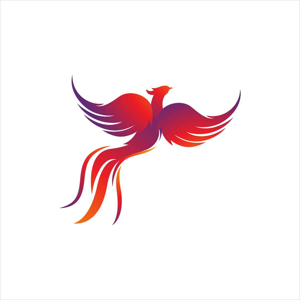 Phoenix vector icon illustration design template - Vector, Image