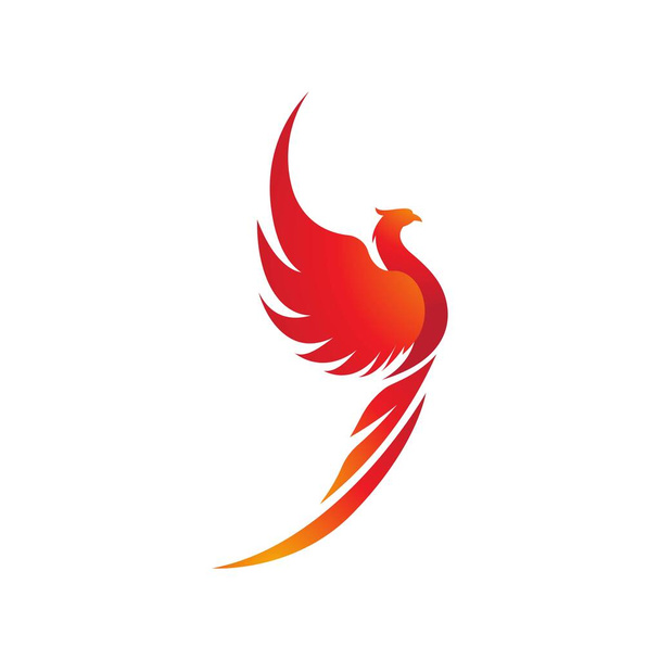 Phoenix icona vettoriale illustrazione modello di design - Vettoriali, immagini
