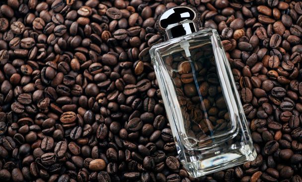 image of glass perfume bottle coffee - Foto, immagini