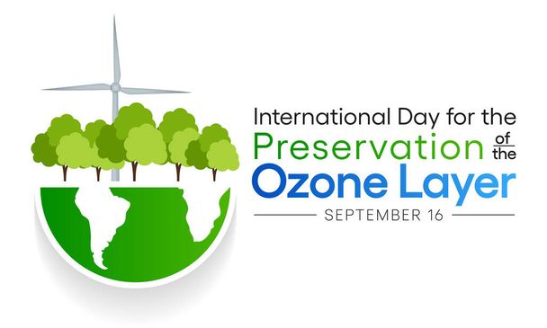 World Ozone day is observed every year on September 16 to spread awareness among people about the depletion of Ozone Layer and find possible solutions to preserve it. Vector illustration - Vector, Image