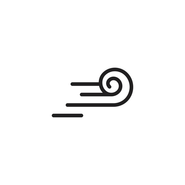 Šablona pro návrh ikon větru – ilustrace  - Vektor, obrázek