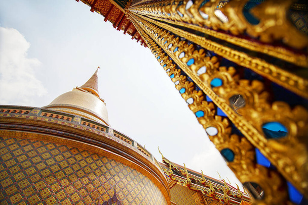 Wat Ratchabophit Ναός στην Μπανγκόκ της Ταϊλάνδης - Φωτογραφία, εικόνα