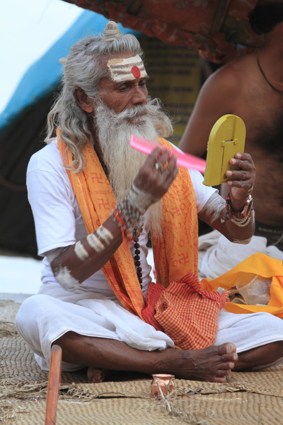 Ιερά sadhu - Φωτογραφία, εικόνα