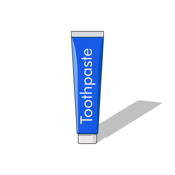 Toothpaste cartoon vector graphics - Vector, Image
