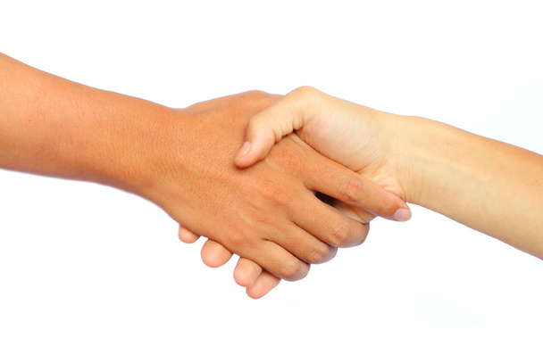 Closeup of people shaking hands - Foto, imagen