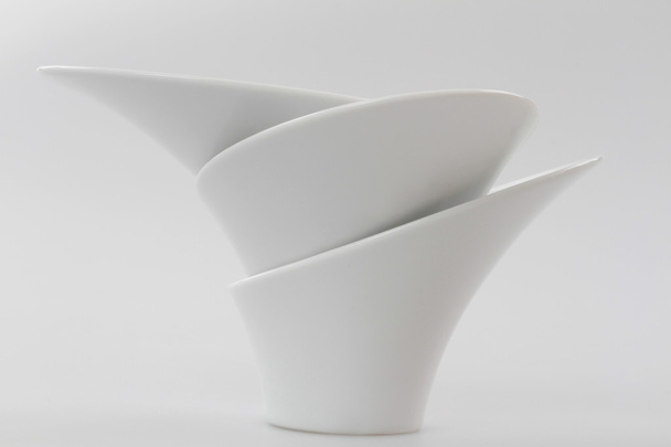 White porcelain bowl  - Фото, зображення