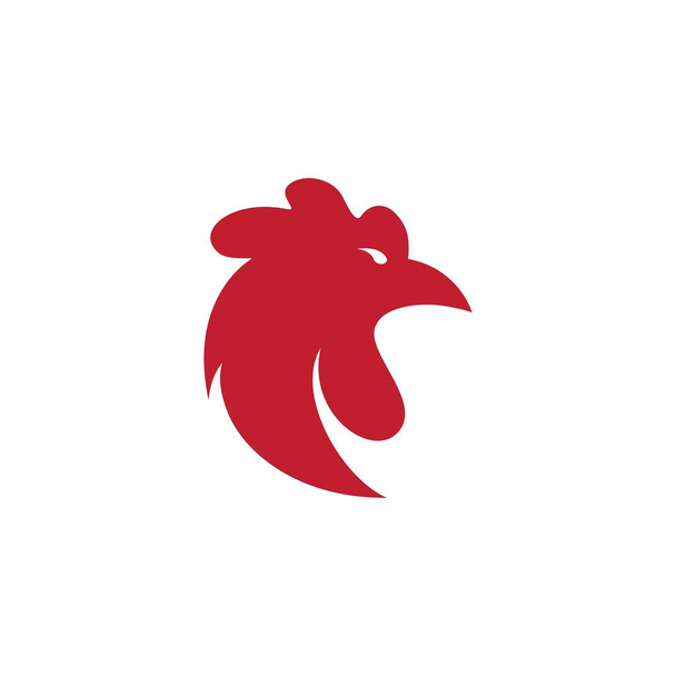 Rooster logo template vector illustration - Vector, Image