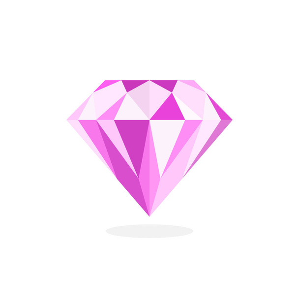 diamond polygon image. vector illustration - Vector, Image