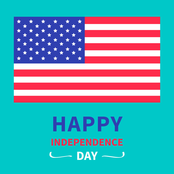 Happy independence day United states of America - Vektör, Görsel
