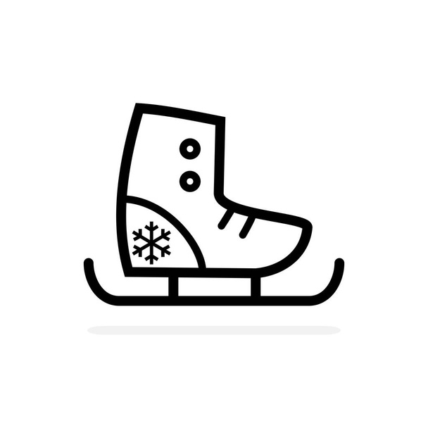 icône des patins à glace. illustration vectorielle - Vecteur, image