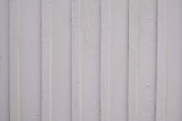 sfondo texture in legno bianco di assi verticali nel modello di pavimento in legno verniciato parete del pavimento - Foto, immagini