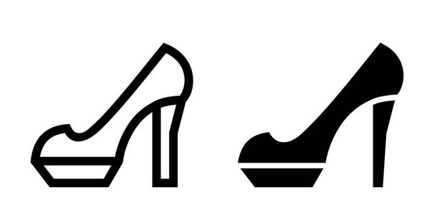 heel shoes icon - vector illustration - Vector, Image
