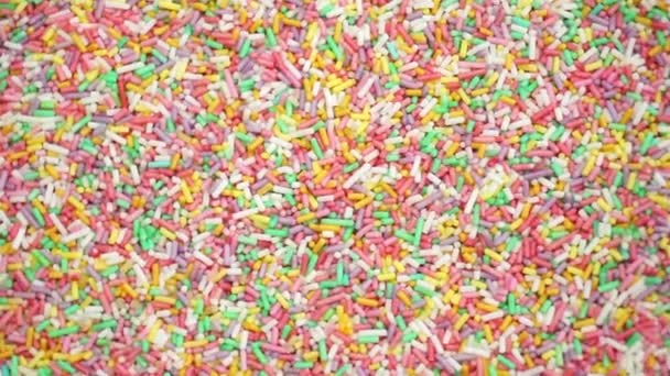 Afeitaciones de azúcar de color - Imágenes, Vídeo