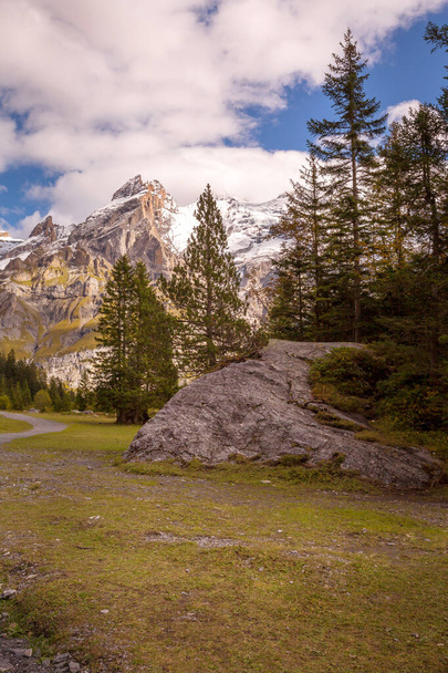 Sveitsin Alpit syksy, lumivuoret, Sveitsi - Valokuva, kuva