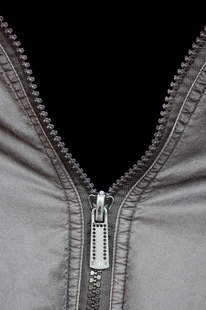 Close-up of Zipper, isolated - Photo, Image