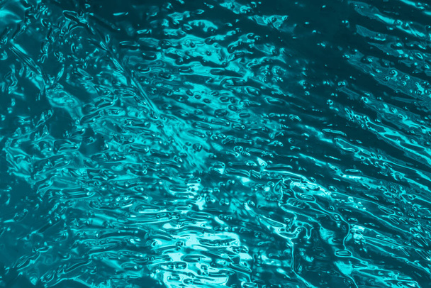 μπλε φύλλο ρυτίδων με ορατές λεπτομέρειες. φόντο - Φωτογραφία, εικόνα