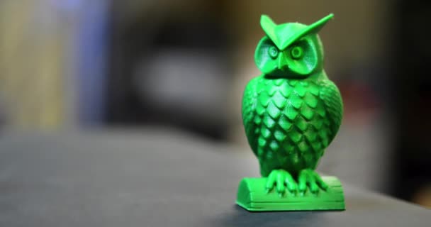 3D modell nyomtatott modell 3D nyomtatón forró olvadt műanyagból. - Felvétel, videó