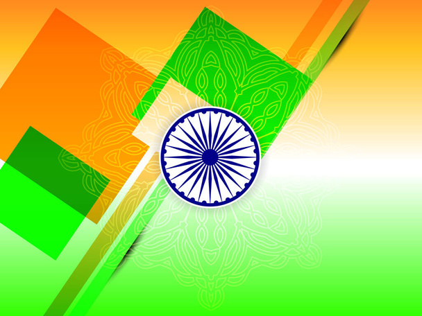 15 августа - день счастливой независимости вектора рисунка на фоне Индии - Вектор,изображение