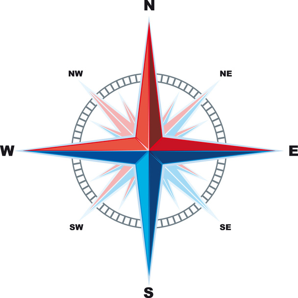 WINDROSE компас
 - Вектор, зображення
