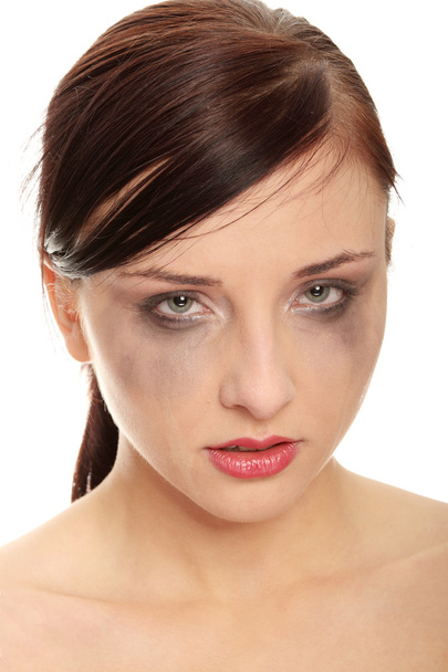 Abused woman crying - Foto, immagini