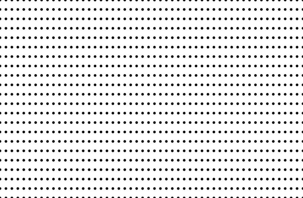 Vintage black and white polka dot pattern background. Design element for background, posters, cards, wallpapers, backdrops, panels - Vector illustration - Vector, Image