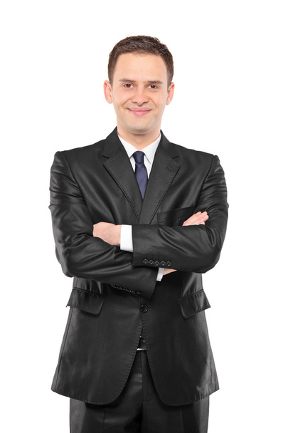 Smiling businessman posing  - Foto, afbeelding