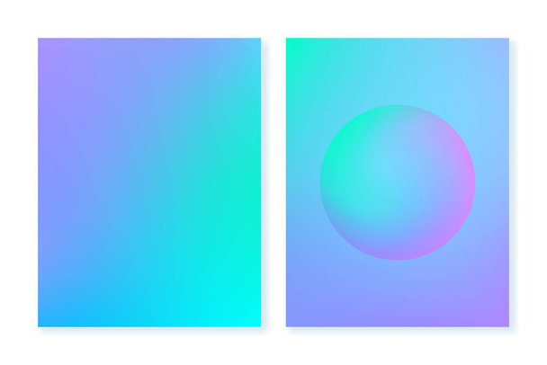 Holographic gradient vector backgrounds. for covers, wallpapers, bragging and other objects. Can be enlarged to any size and used for printing. - Vektor, Bild