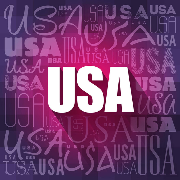 USA wallpaper word cloud - Фото, зображення
