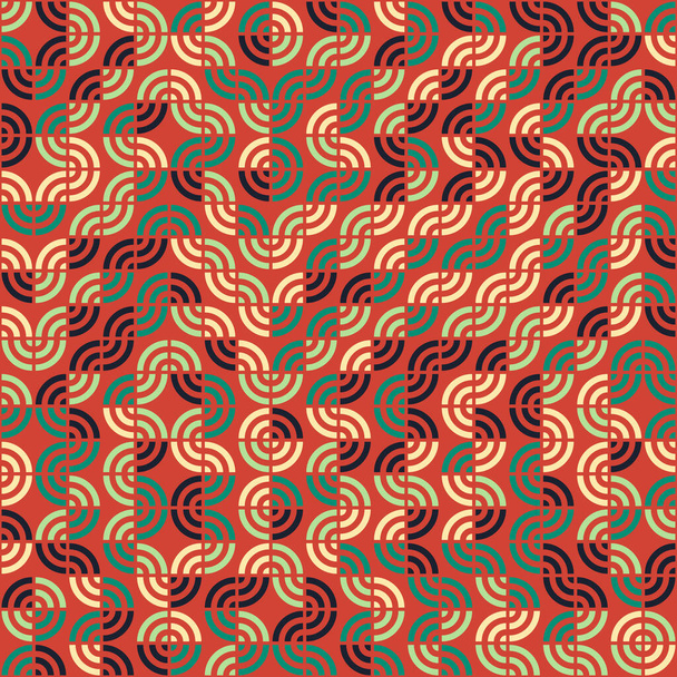 abstract geometric pattern generative computational art illustration - Vektör, Görsel