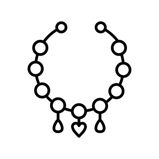 Bracelet Vector Line Icon Desig - Διάνυσμα, εικόνα