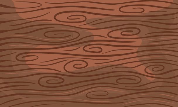 textura de madera marrón y vector de fondo ilustración - Vector, imagen