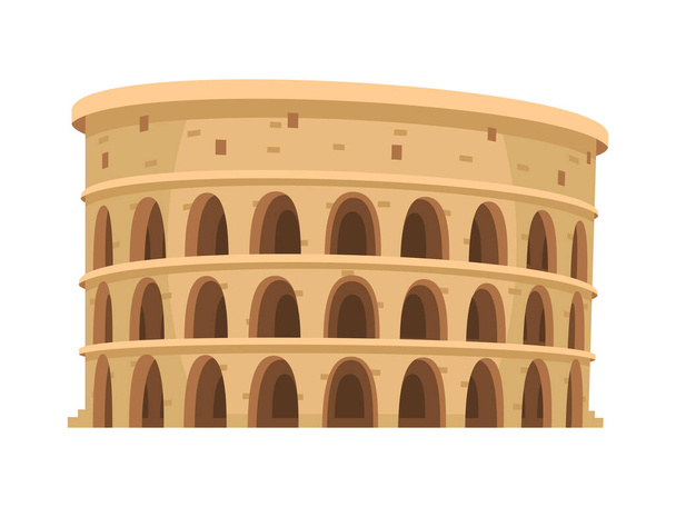 Colosseum Cartoon Illustration - Vektor, Bild
