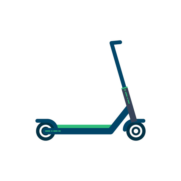 Scooter icon. Modern illustration. Flat vector. Isolated on white background . - Vector, Image