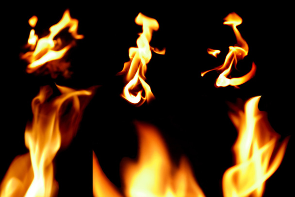 tűz láng gyűjtemény - Fotó, kép