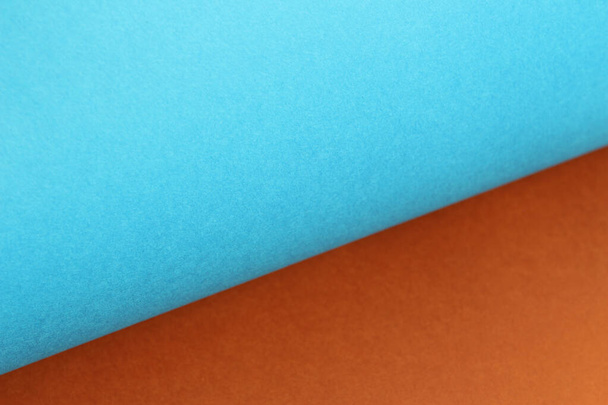 Κενό κενό αντίγραφο από χρωματιστό φύλλο χαρτιού φόντο - Φωτογραφία, εικόνα