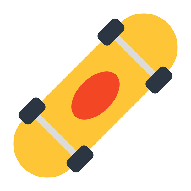 Ένα εικονίδιο σχεδιασμό του skateboard - Διάνυσμα, εικόνα