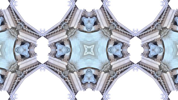 Kaleidoskopmusterkomposition aus dem Parlament in Wien, Österreich - Foto, Bild