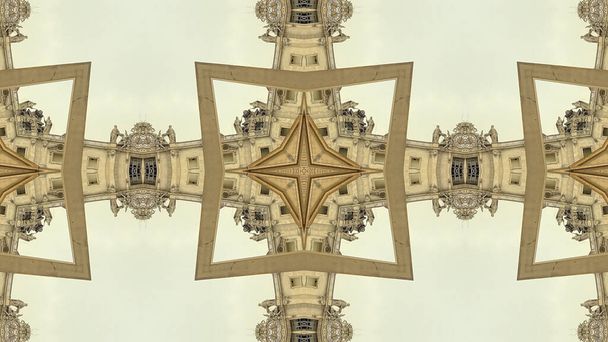ローマの聖ペテルス大聖堂の万華鏡模様 - 写真・画像